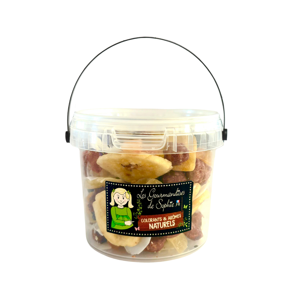 Seau Vital'mix, fruits secs et cacahuètes grillées - 160g