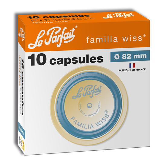 Boite 10 capsules 82mm LP Familia Wiss