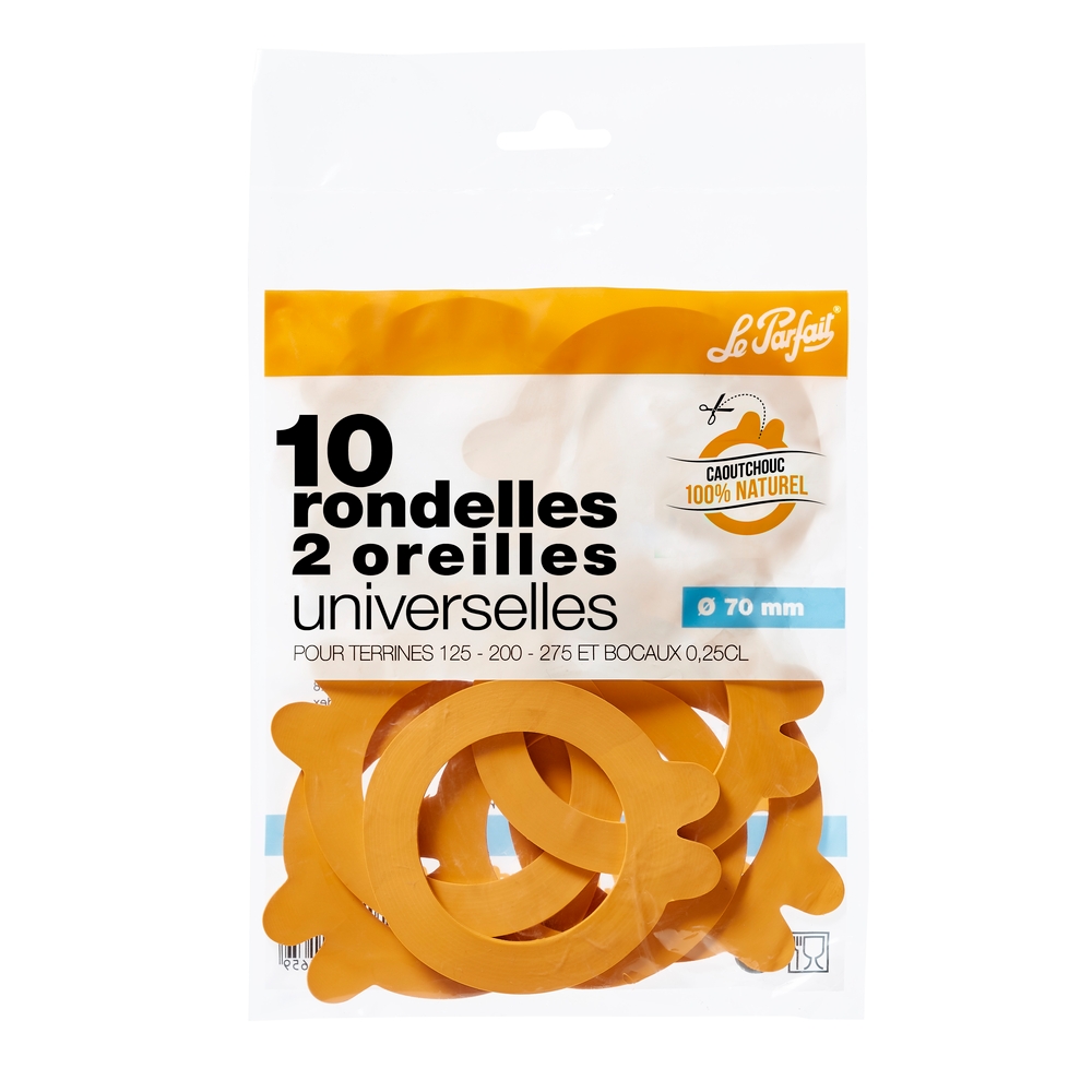 Sachet 10 Rondelles 2 Oreilles 70mm LP Super