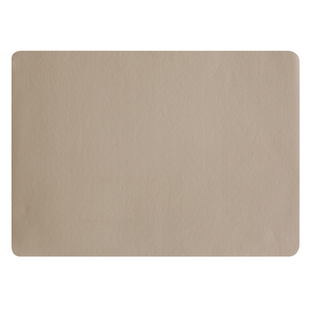 Set de table rectangulaire, coloris grège - L.46xl.33cm