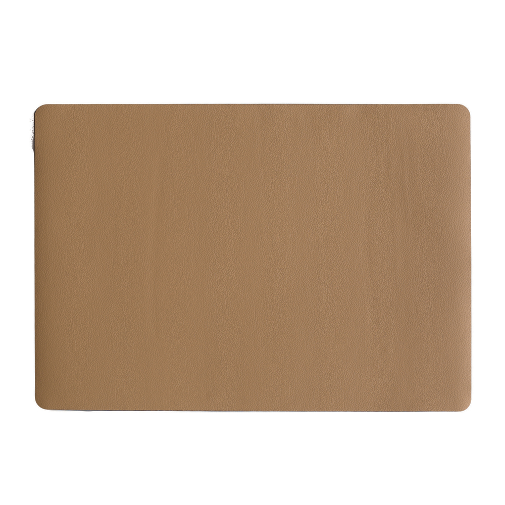 Set de table rectangulaire, coloris caramel - L.46xl.33cm