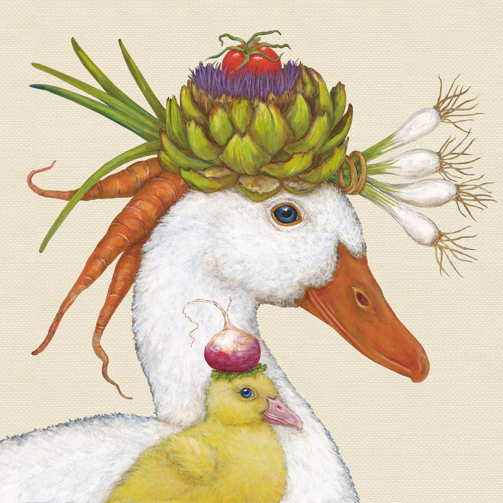 Lot de 20 serviettes papier FSC 'The gardeners' - L.33xl.33cm