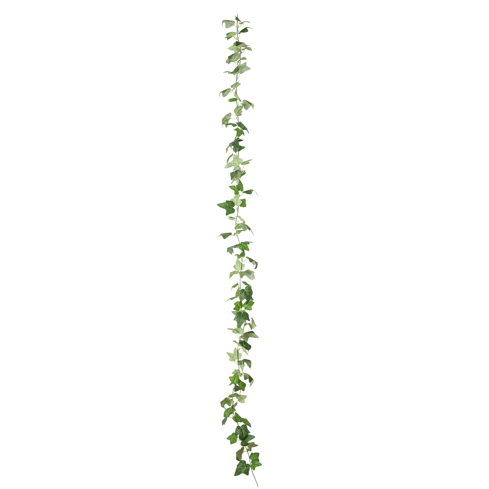 Guirlande décorative de lierre, coloris vert - 2,2m
