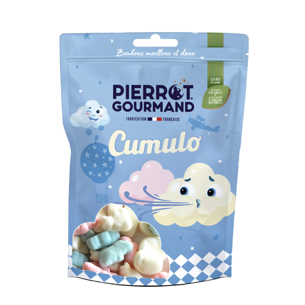 Sachet de bonbons 'Cumulo', saveurs fruitées - 80g