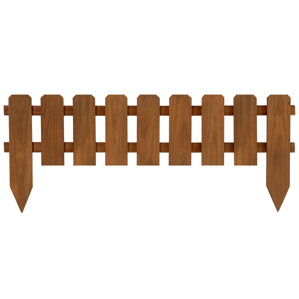 Bordure Panorama marron lisse Ep15mm - L110xH28/45cm