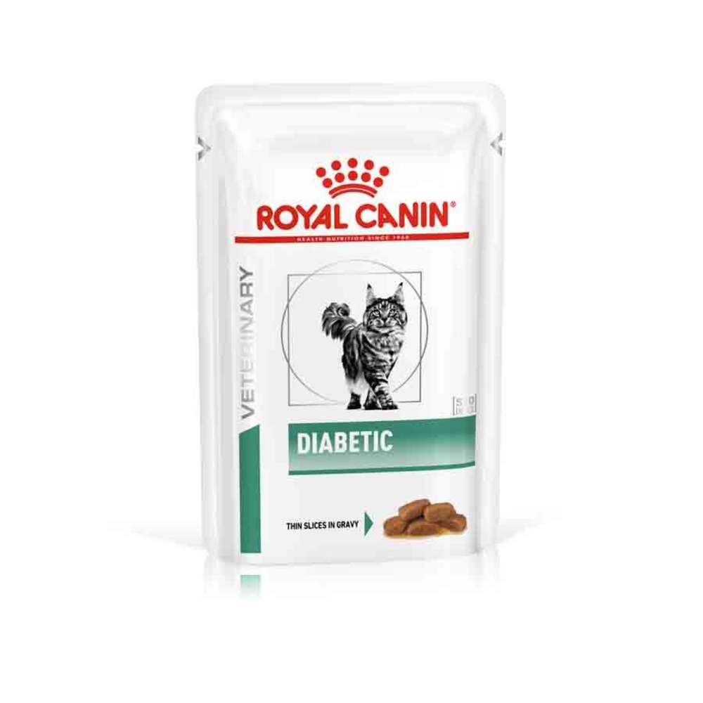 Émincés en sauce pour chat, Veterinary Diabetic - 12x85g