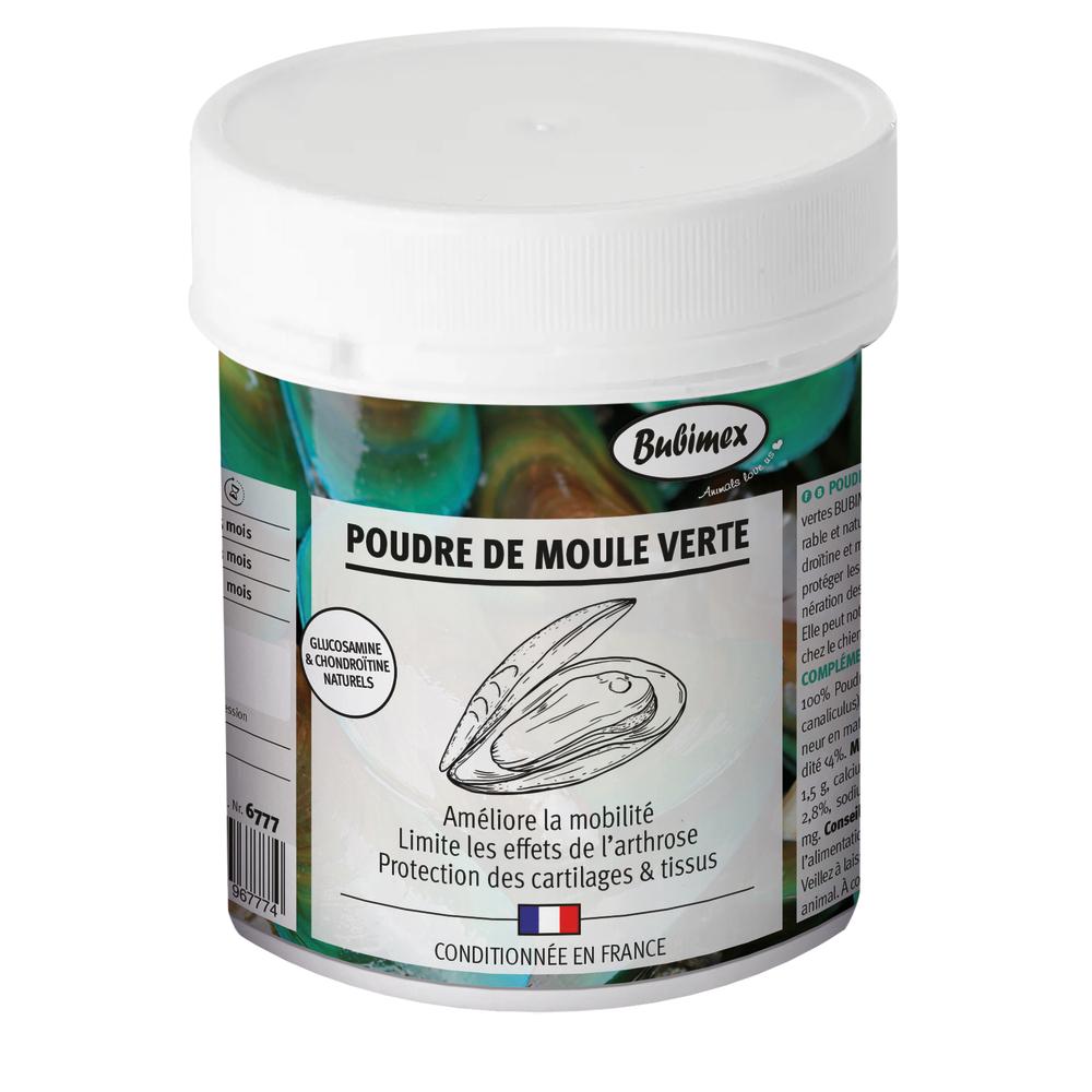 Poudre de moules vertes pour chien et chat - 400g
