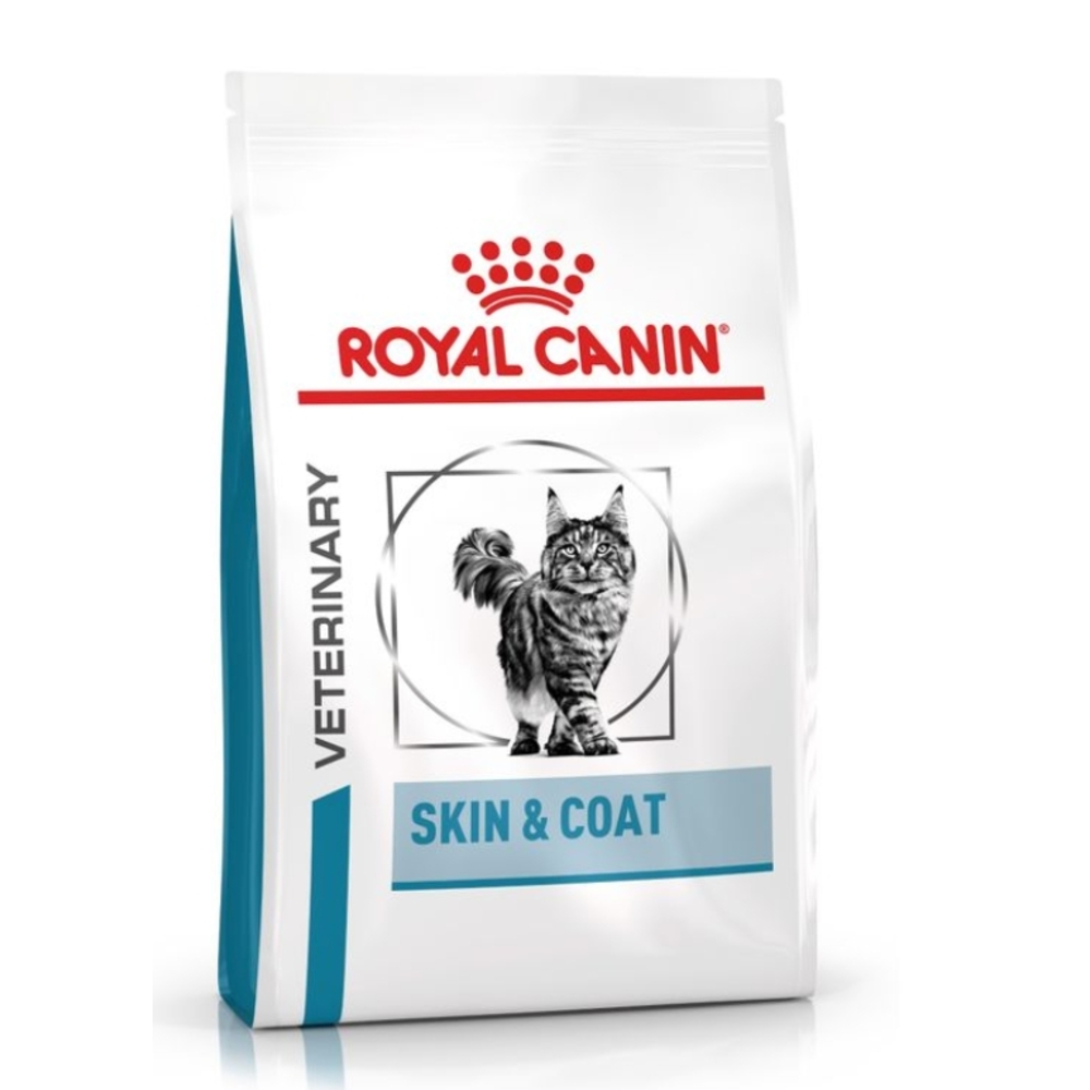 Croquettes pour chat, Veterinary Skin & Coat - 1,5kg