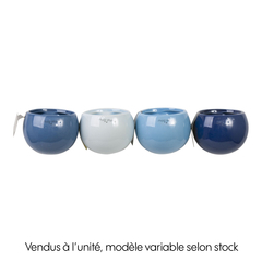 Cache-pot bleu magnétique, plusieurs coloris disponibles - D.8cm