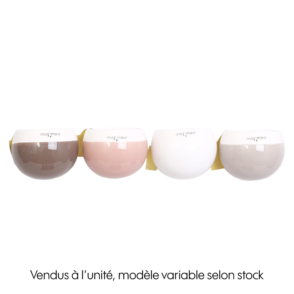 Cache-pot Oslo magnétique, plusieurs coloris disponibles - D.8cm