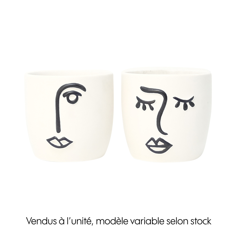 Cache-pot expression magnétique, plusieurs modèles disponibles - D.8cm