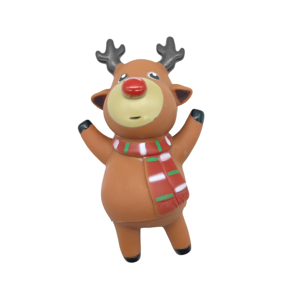Jouet pour chien : renne de Noël - L.12cm