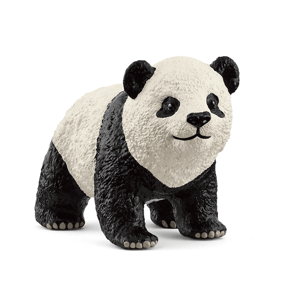 Figurine de jeune panda géant, coloris noir/blanc - L.5,2cm