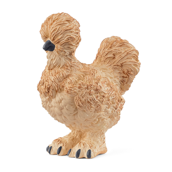 Figurine de poule Soie - L.3,6cm