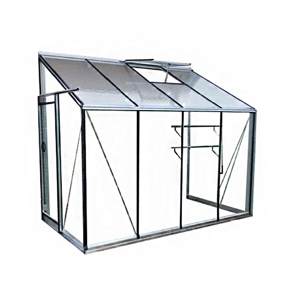 Serre de jardin murale droite MR204H