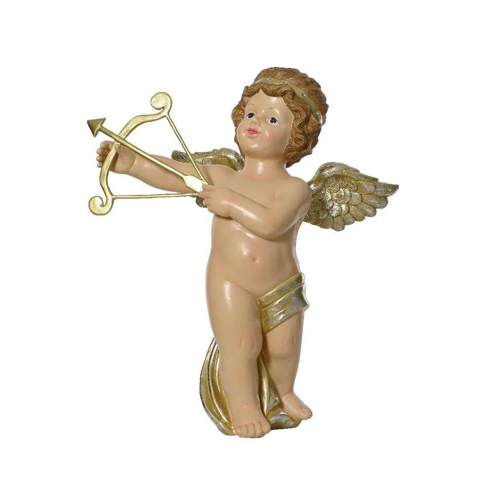 Ange de Noël, coloris doré - H.75,5cm