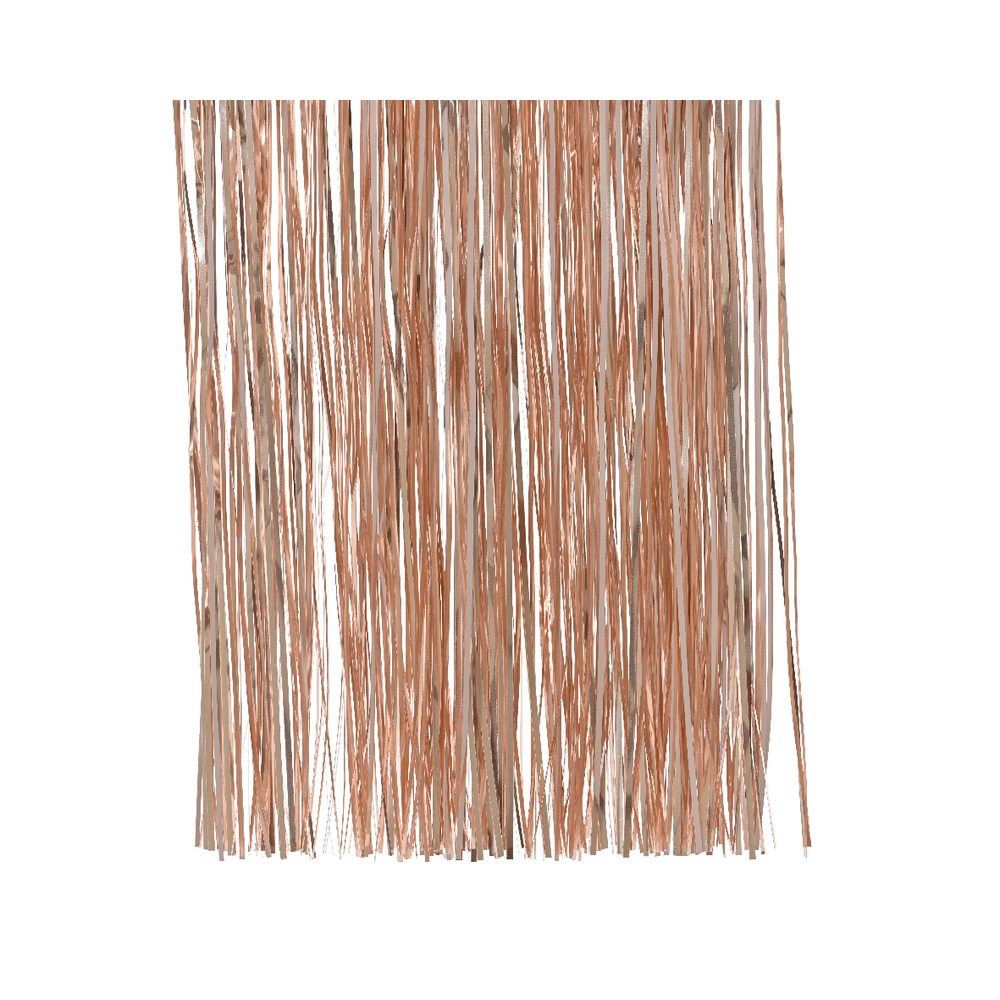 Guirlande cheveux d'ange scintillants, coloris pêche - H.40cm