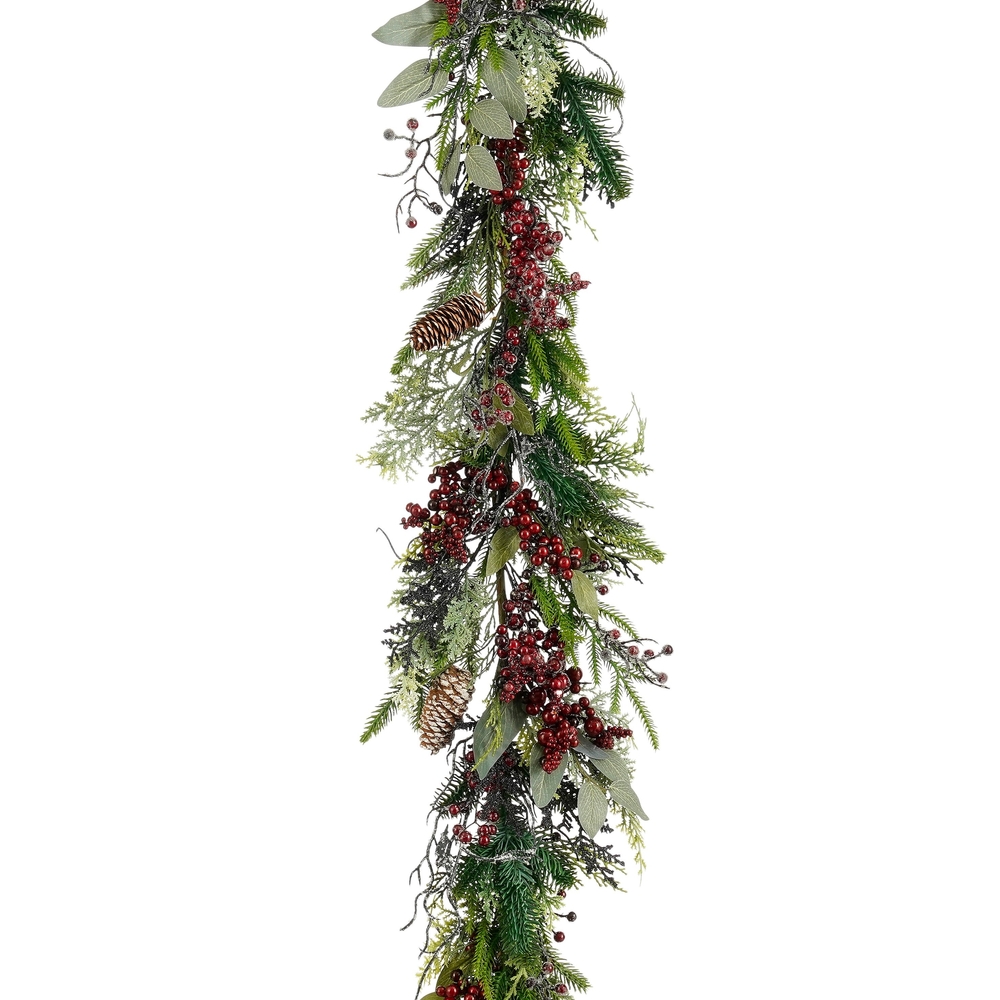 Guirlande de Noël artificielle 'Bodi', coloris vert - L.180cm