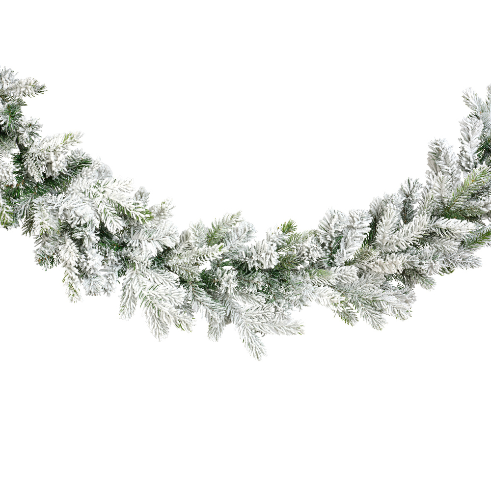 Guirlande de sapin enneigé 'Grandis' - L.270cm