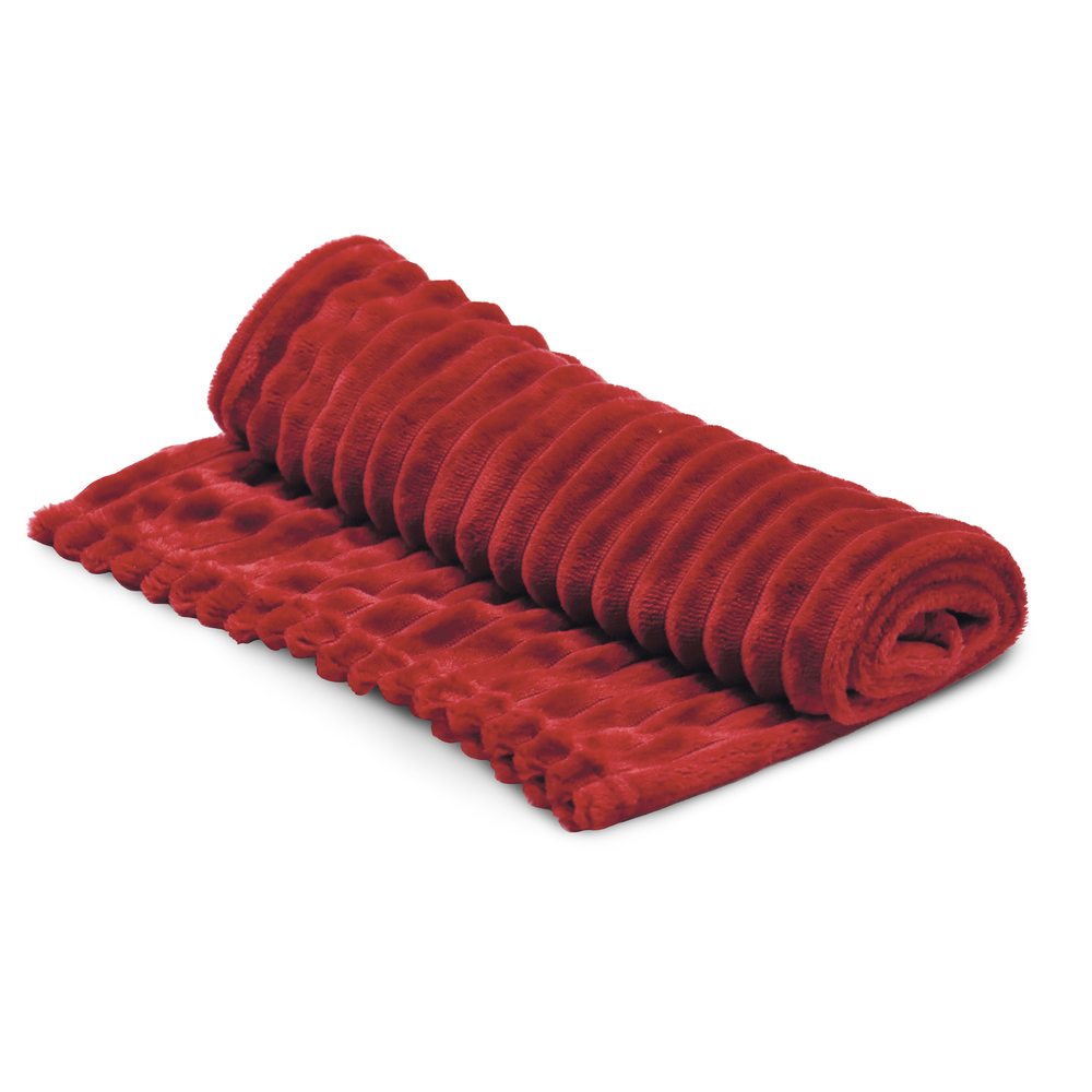 Plaid Soft Noël pour chien et chat, coloris rouge - L.100xl.70cm