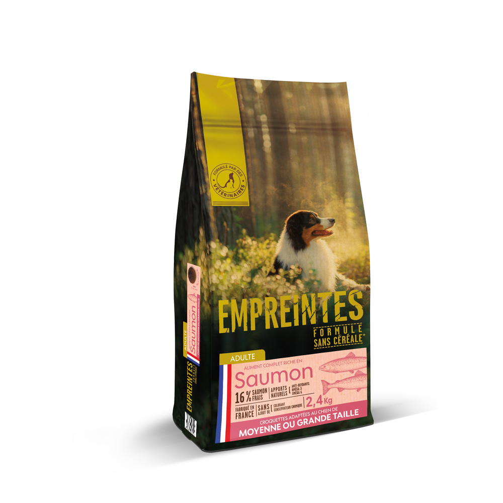 Croquettes saumon sans céréales, moyen/grand chien - 2,4kg