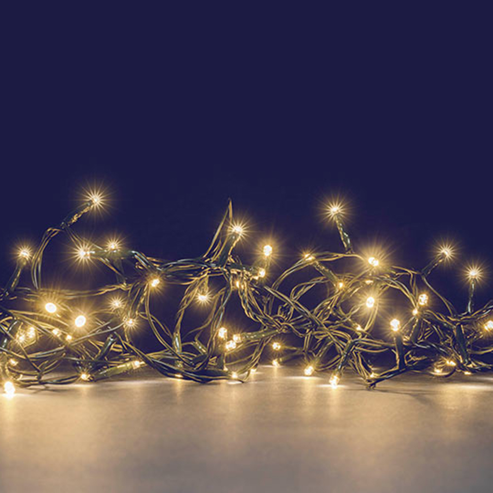 Guirlande animée FLICKER LIGHT®, 240 Led blanc chaud/froid - L.20m