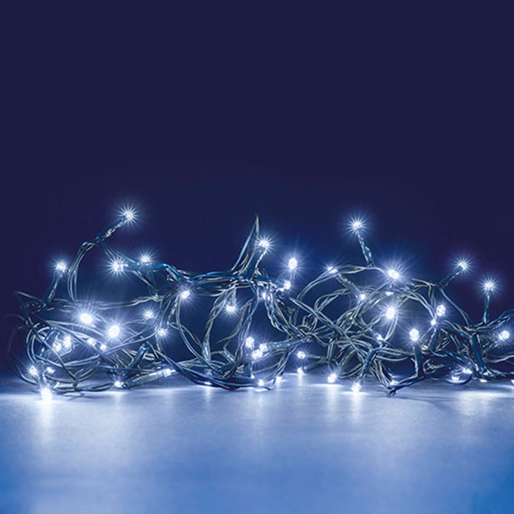 Guirlande lumineuse animée FLICKER LIGHT®, 240 Led blanc froid - L.20m