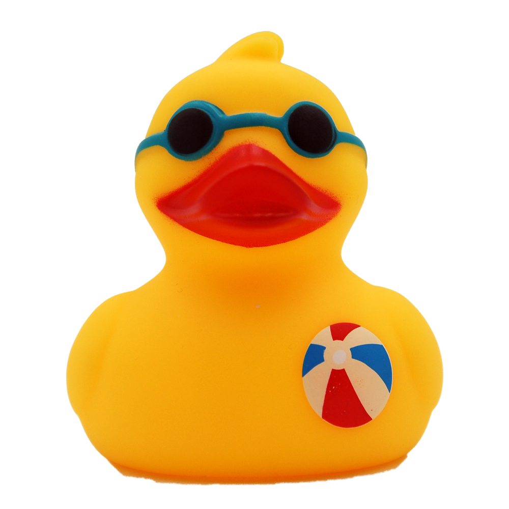 Jouet pour chien : canard coloré - L.7xl.7,5xH.16cm