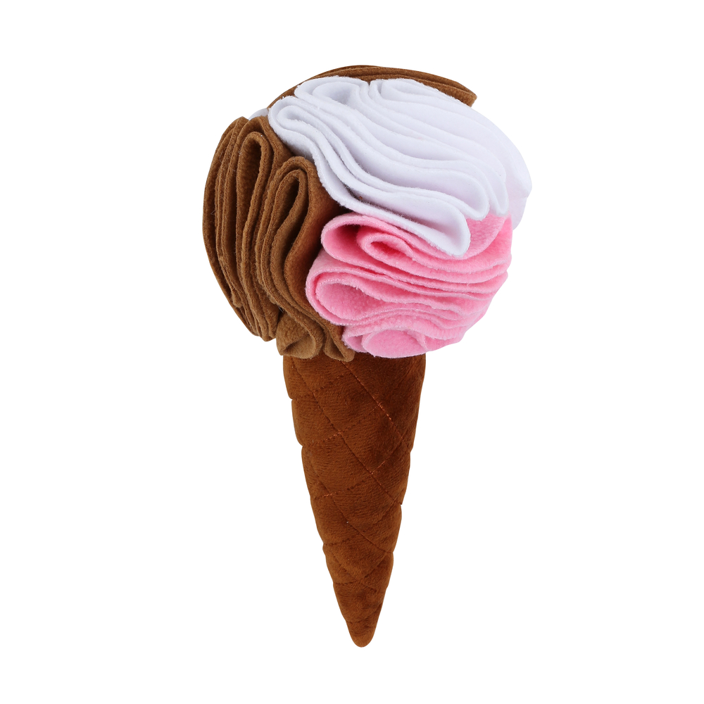 Jouet pour chien : peluche de fouille en forme de glace - H.36cm