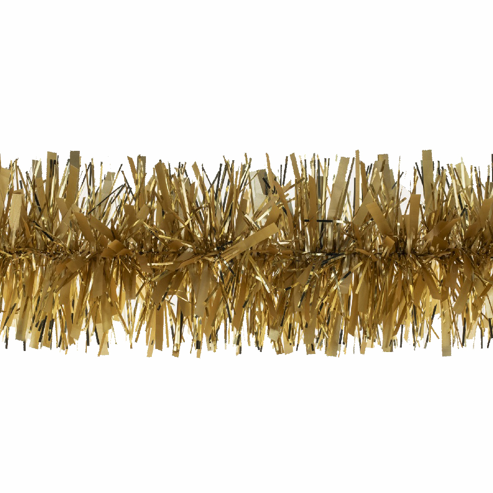 Guirlande de Noël à facettes, coloris or - L.200cm