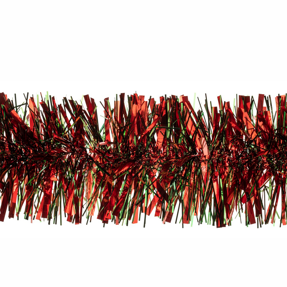 Guirlande de Noël, coloris vert/rouge - L.200cm