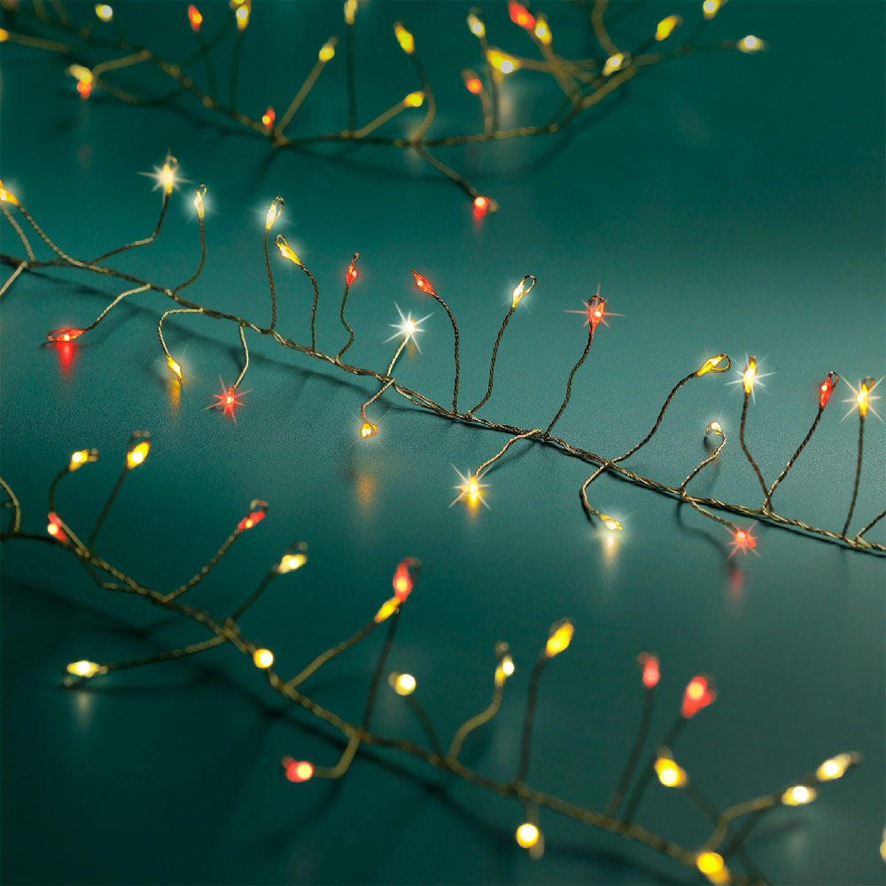 Guirlande lumineuse animée 'Micro Compact', multicolore 480 led - L.6m