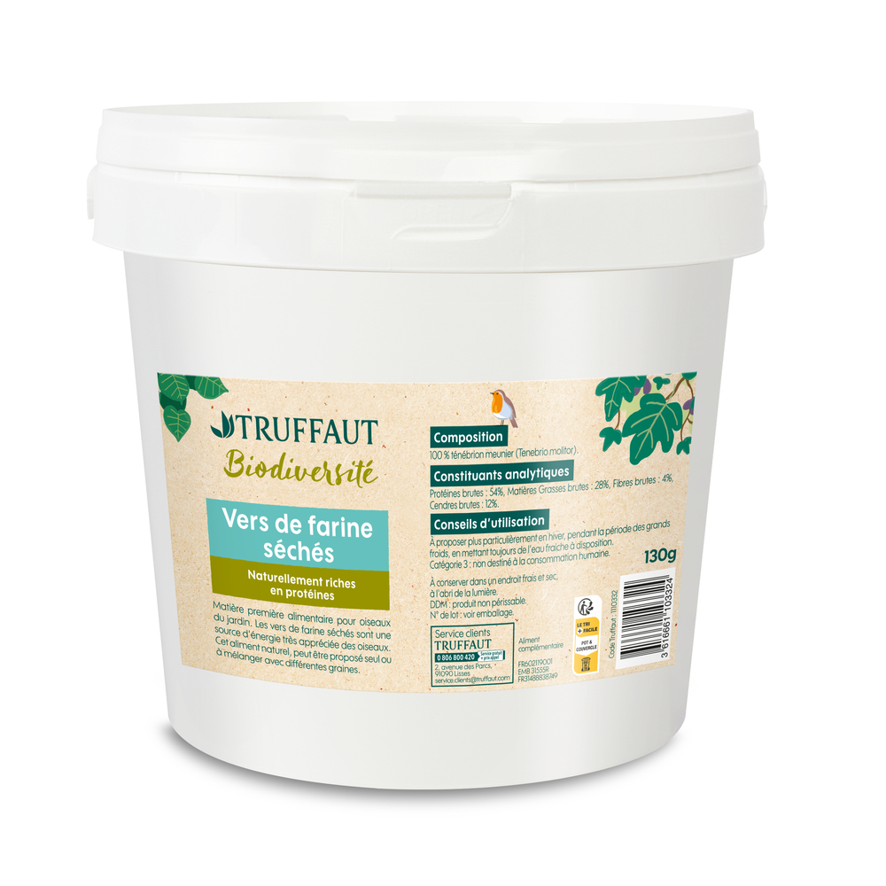 Vers de farine séchés - 130g