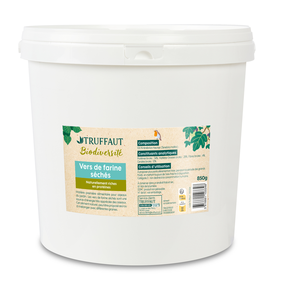 Vers de farine séchés - 850g 