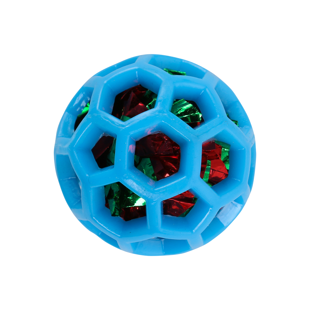 Jouet pour chat : balle remplie de papier froissé - H.12,5cm