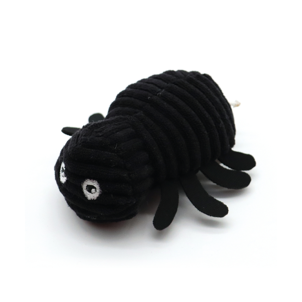 Jouet pour chat vibrant, araignée noir 10cm