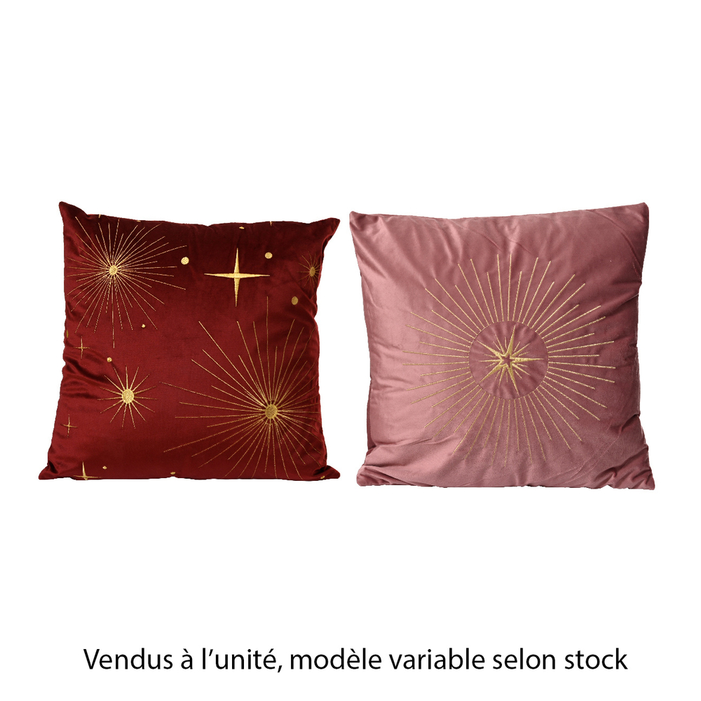 Coussin décoratif, coloris variables - 45x45cm