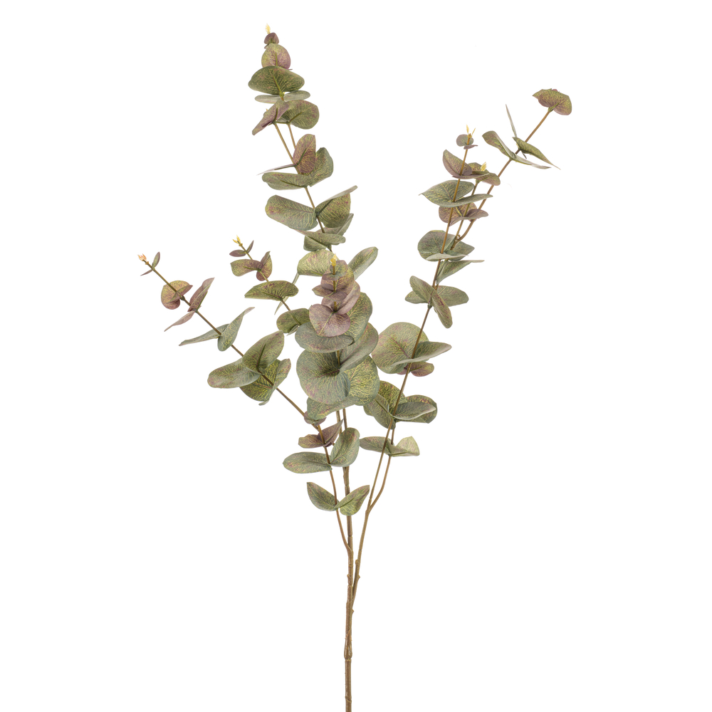 Branche artificielle d'eucalyptus, coloris vert/gris - H.97cm