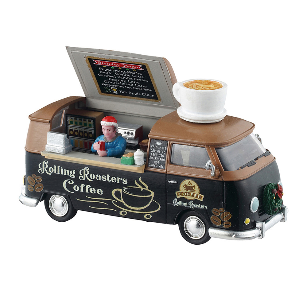 Figurine de Noël : Torréfacteur de café ambulant - H.7,7cm