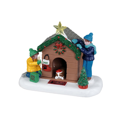 Figurine en résine, niche de Noël - H.8,4cm