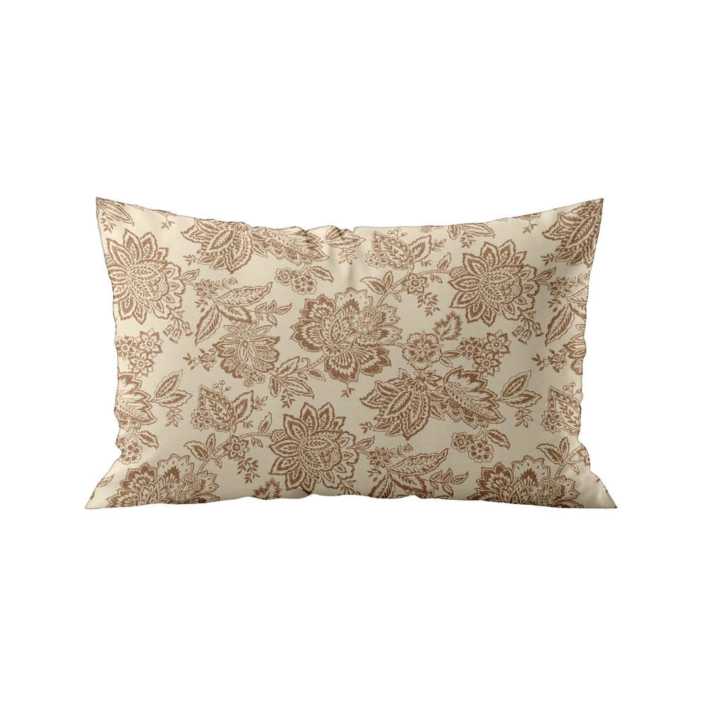 Coussin 'Ceylan' en lin, coloris peanut - 35x50cm