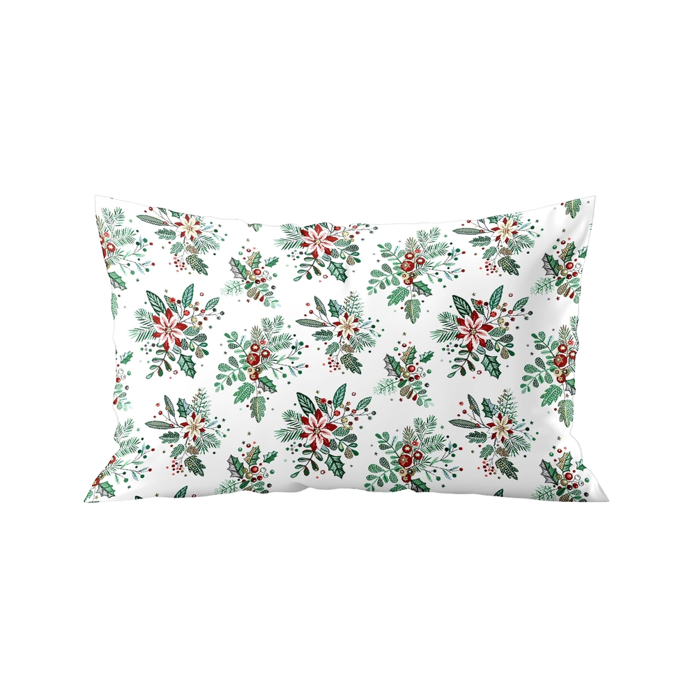 Coussin de Noël 'Holly', coloris mixte - 50x35cm