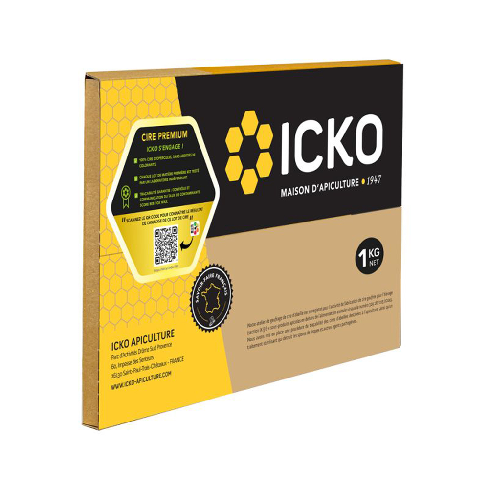 10 feuilles de cire gaufrée premium 