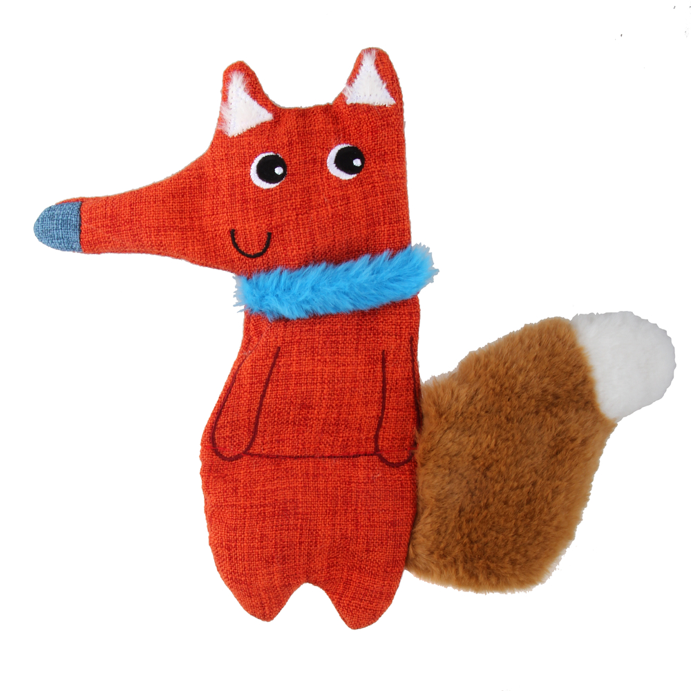 Jouet pour chien : peluche renard - H.22cm