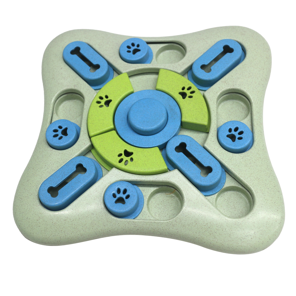 Puzzle pour chien avec cachettes pour friandises - 25x25cm