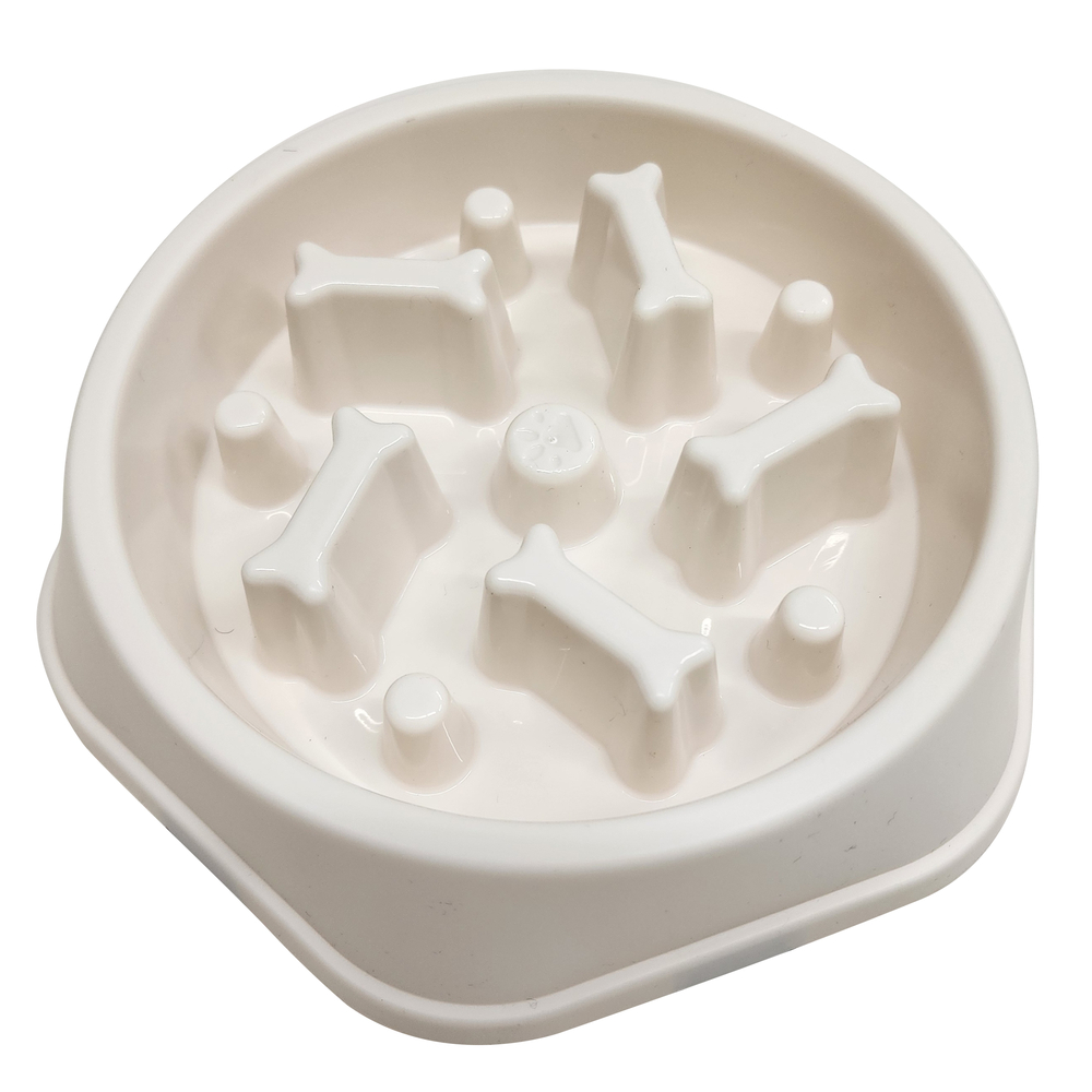 Gamelle antiglouton pour chien avec pieds antidérapants