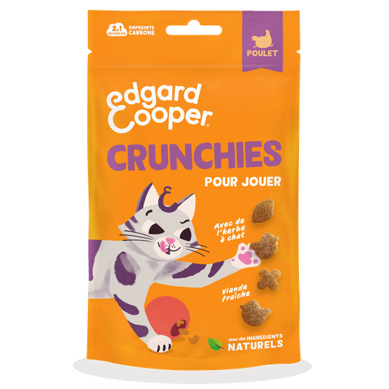 Friandises pour chat, crunchies poulet - 50g