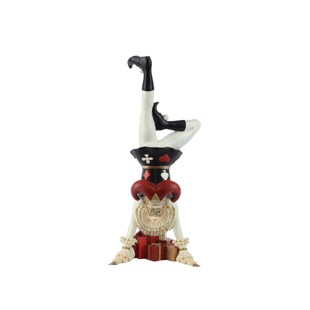 Figurine de Noël Arlequin, coloris mixte - H.65cm
