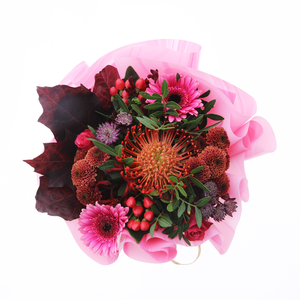 Bouquet de fleurs ‘’Bulle’’ - 16 tiges