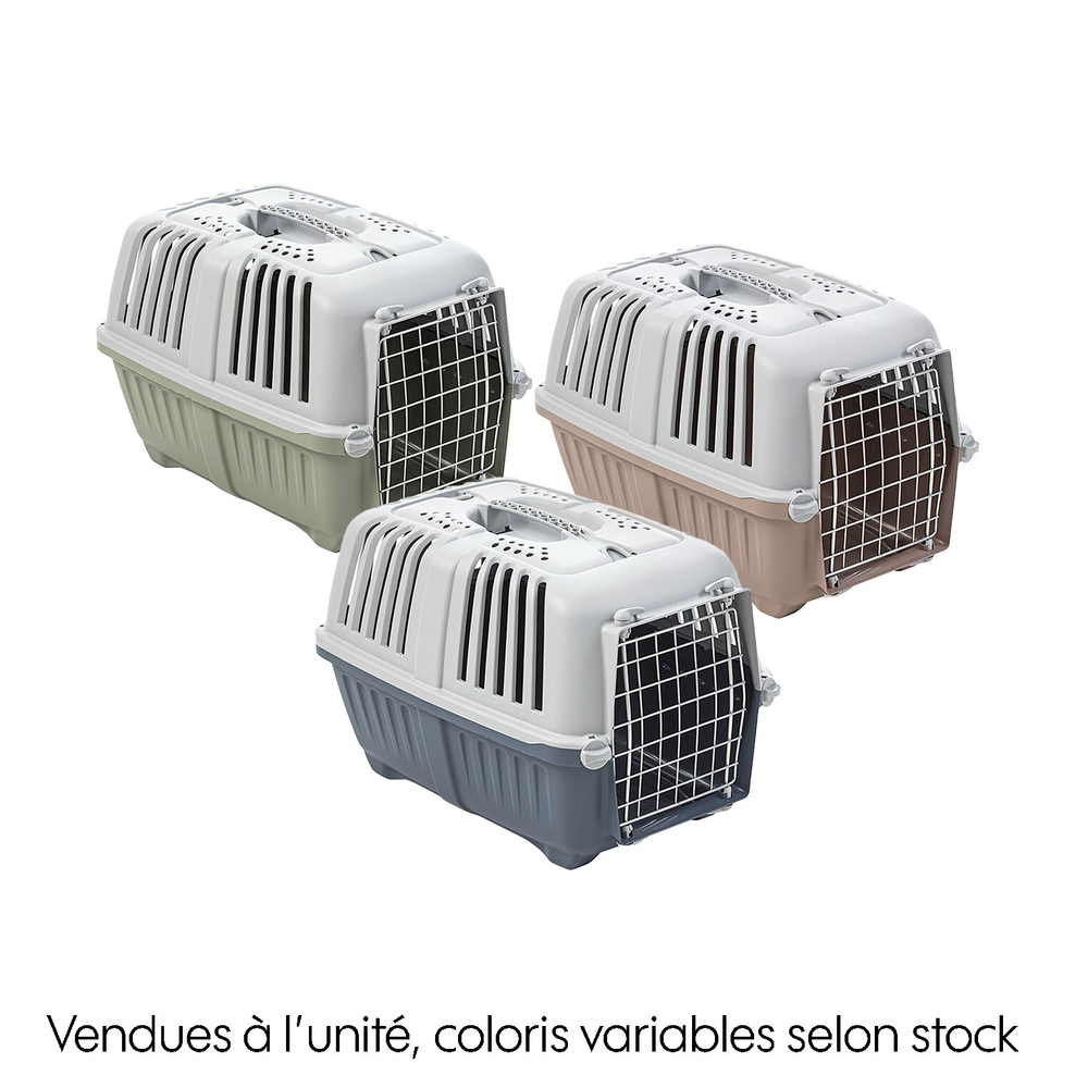 Caisse de transport pour chien Pratiko 2, coloris variables - 55x36cm